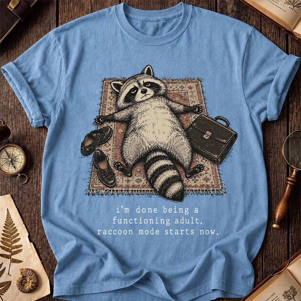 Adulting Fail Raccoon T-Shirt product image 4