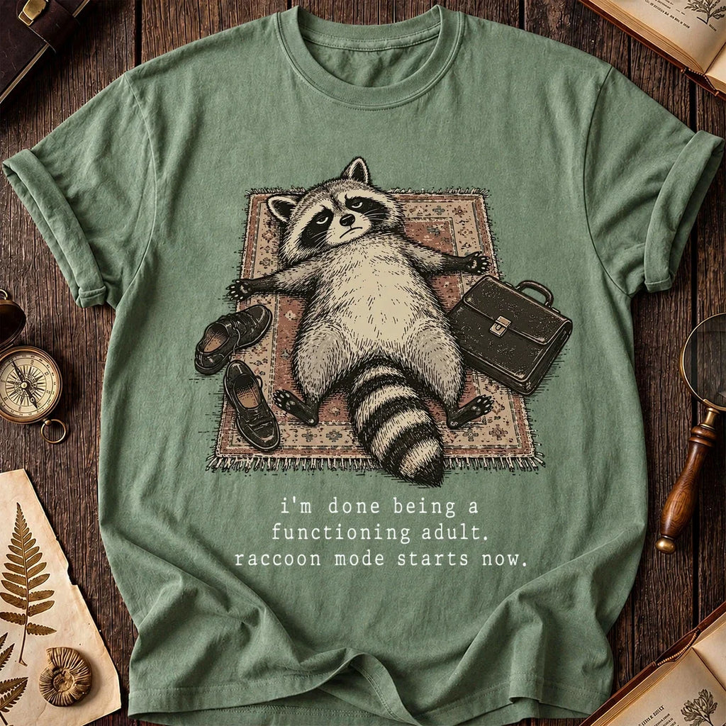 Adulting Fail Raccoon T-Shirt product image 1