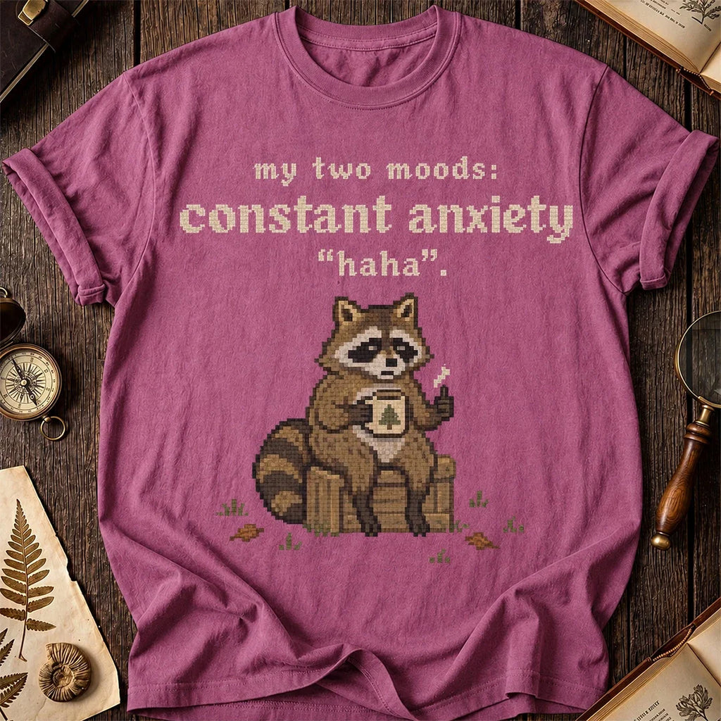 Anxious Raccoon T-Shirt product image 3