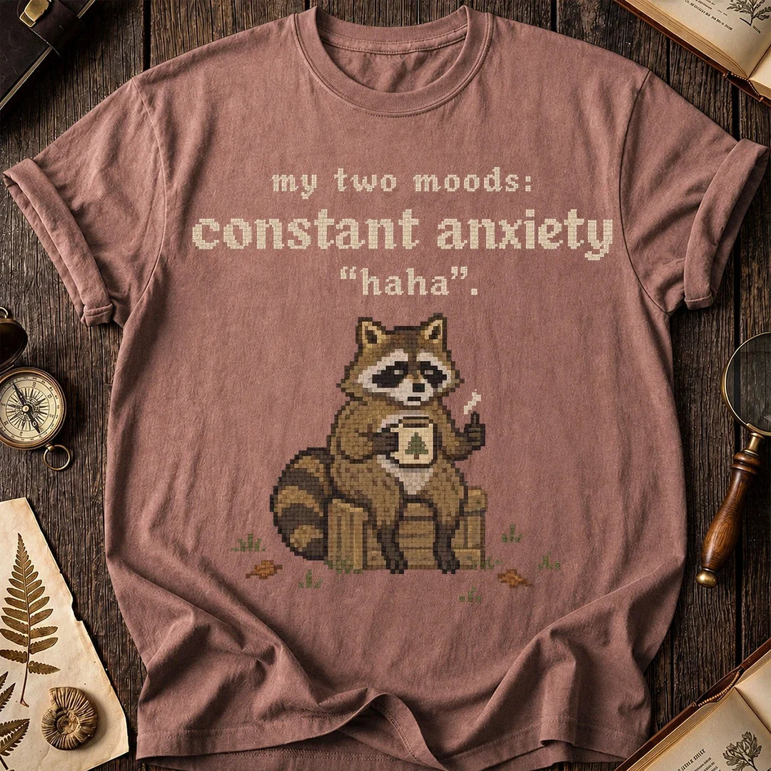 Anxious Raccoon T-Shirt product image 8