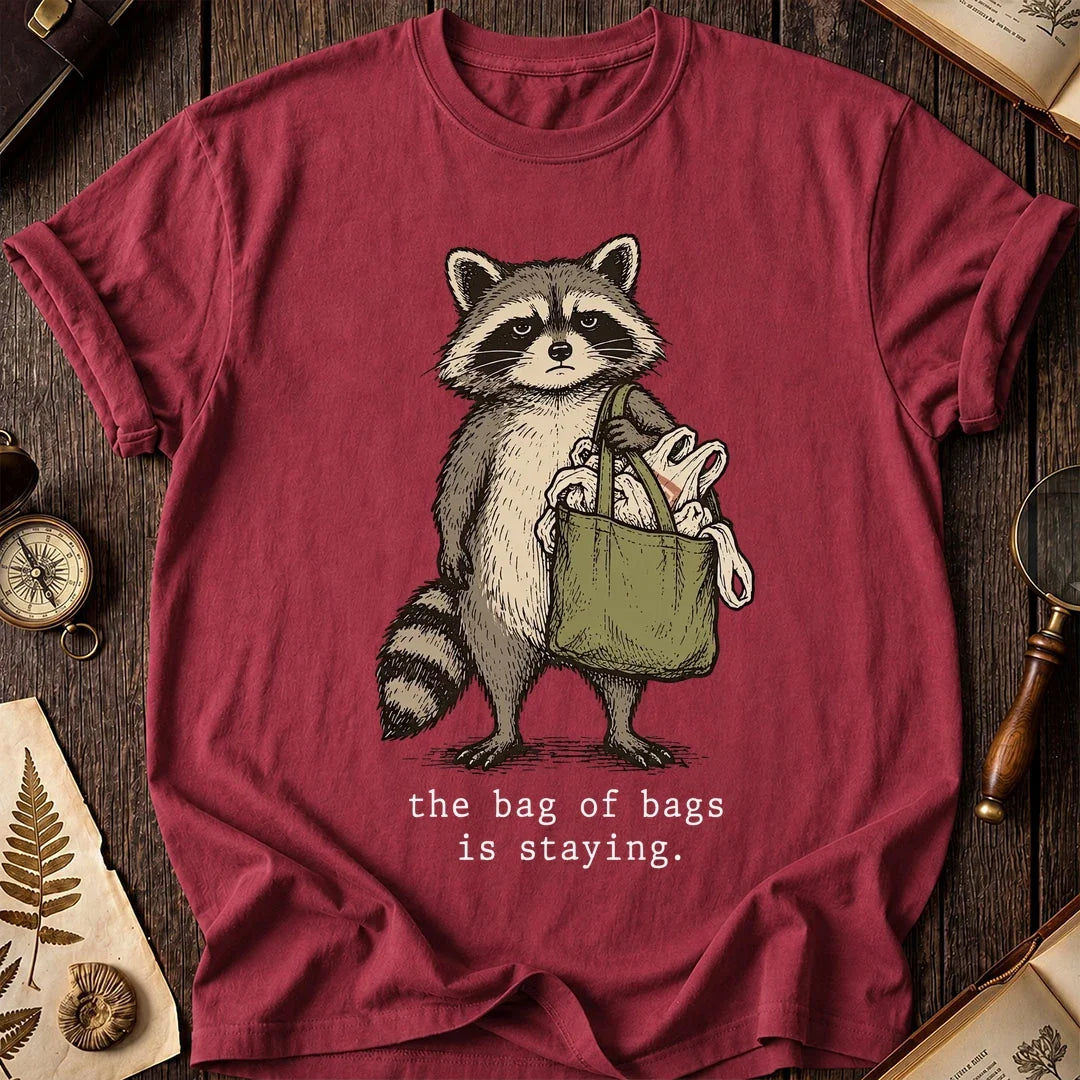 Bag of Bags Raccoon T-Shirt