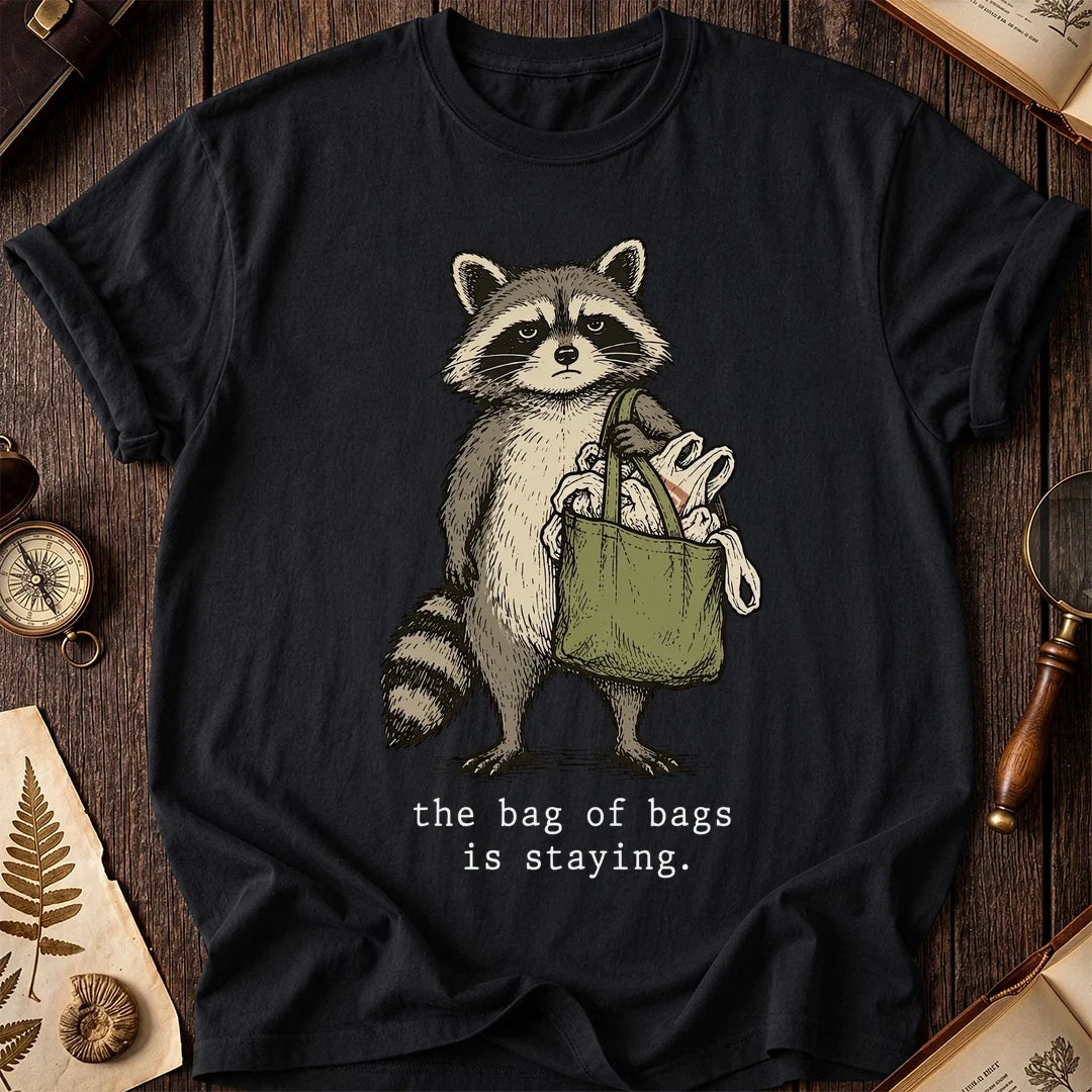 Bag of Bags Raccoon T-Shirt