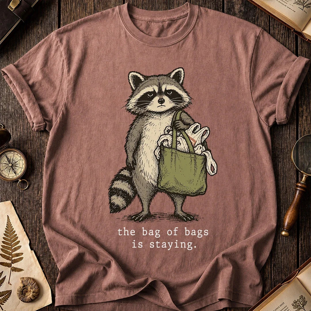 Bag of Bags Raccoon T-Shirt