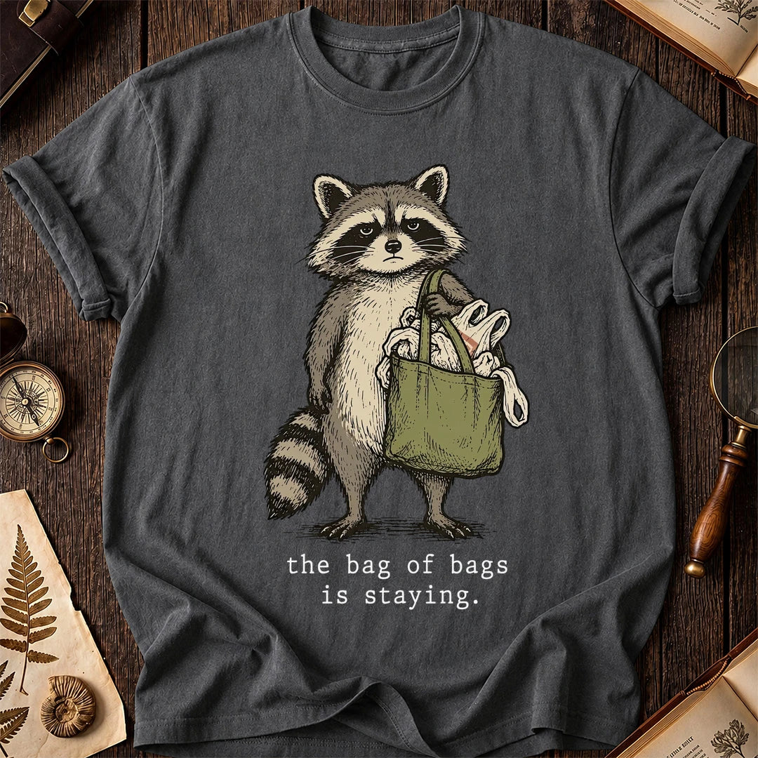 Bag of Bags Raccoon T-Shirt