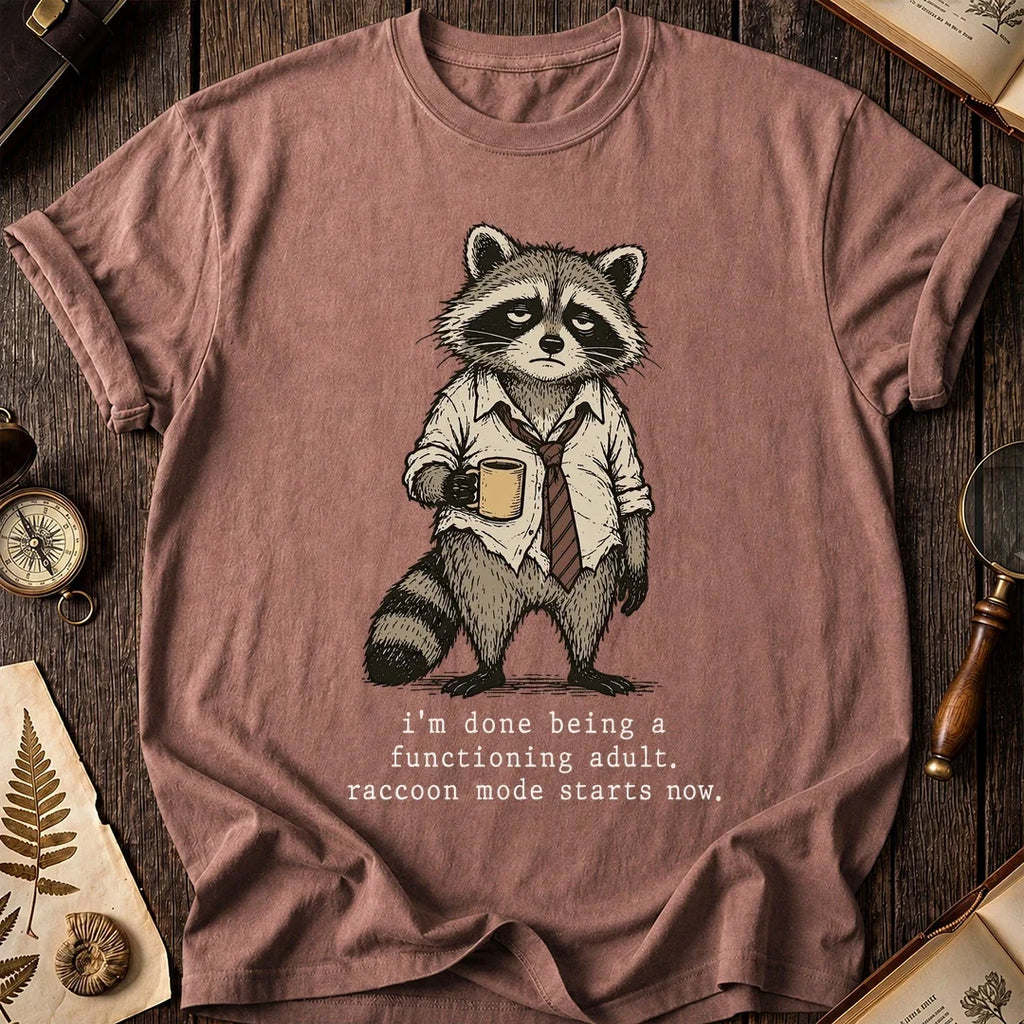 Barely Adult Raccoon T-Shirt product image 8
