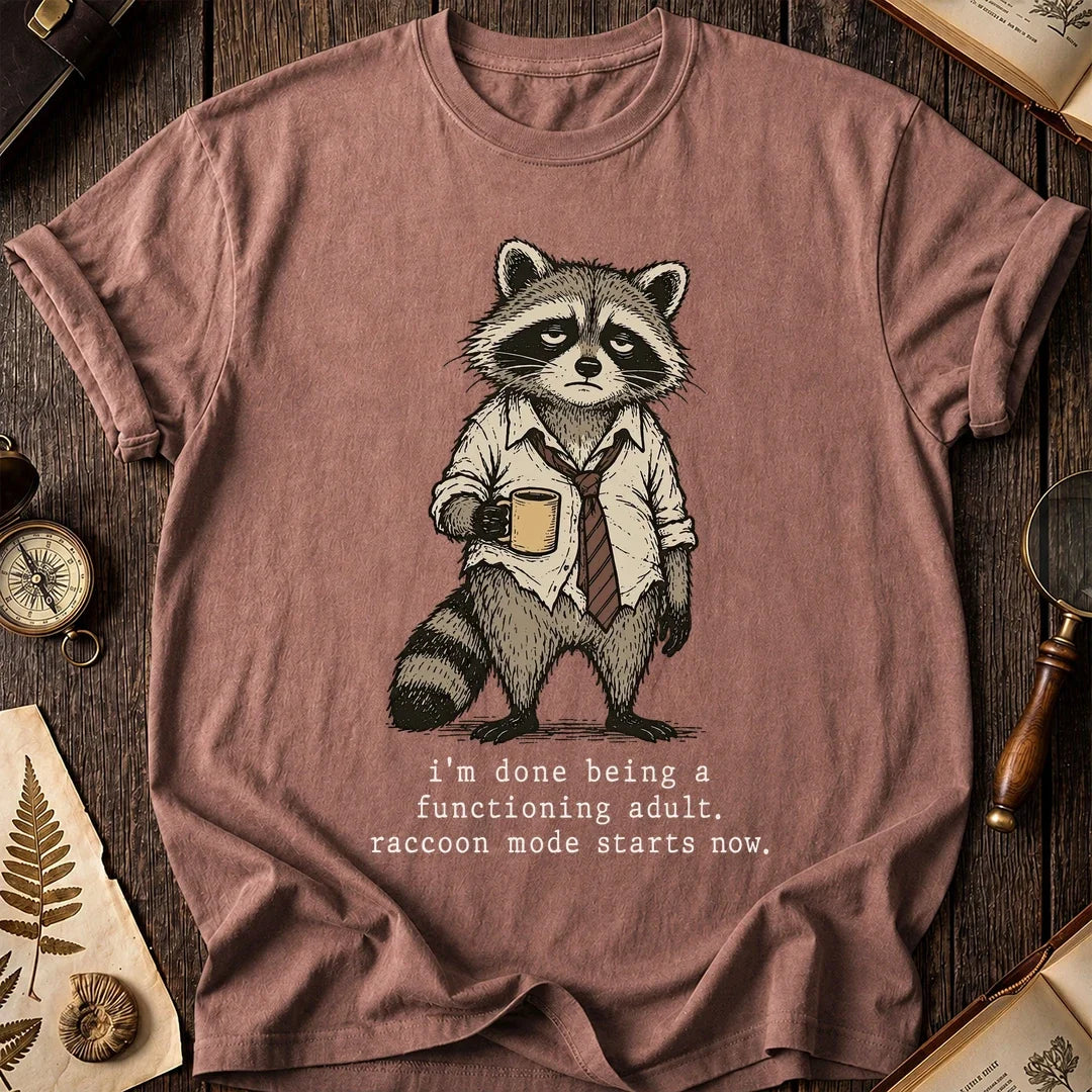 Barely Adult Raccoon T-Shirt product image 8