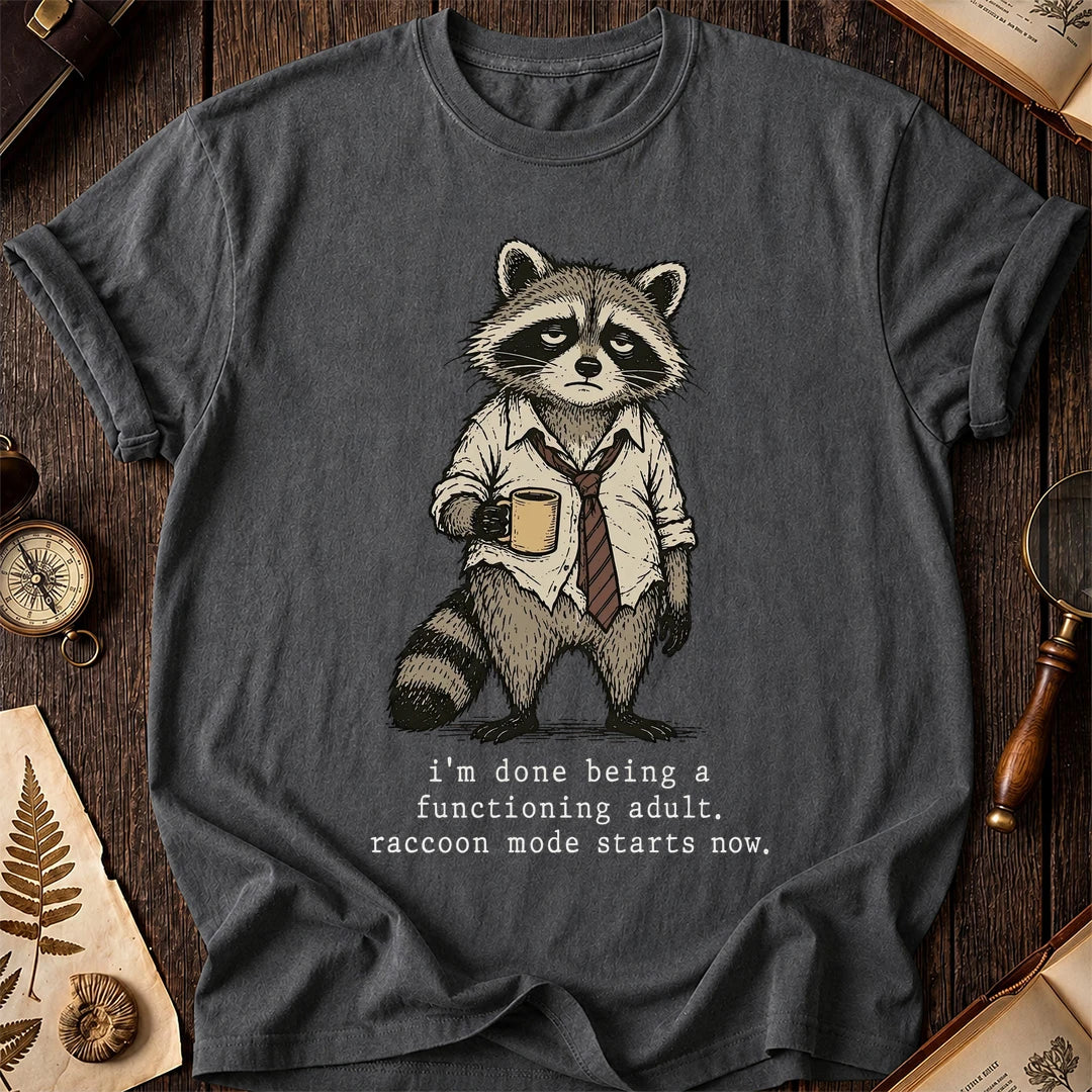 Barely Adult Raccoon T-Shirt product image 6