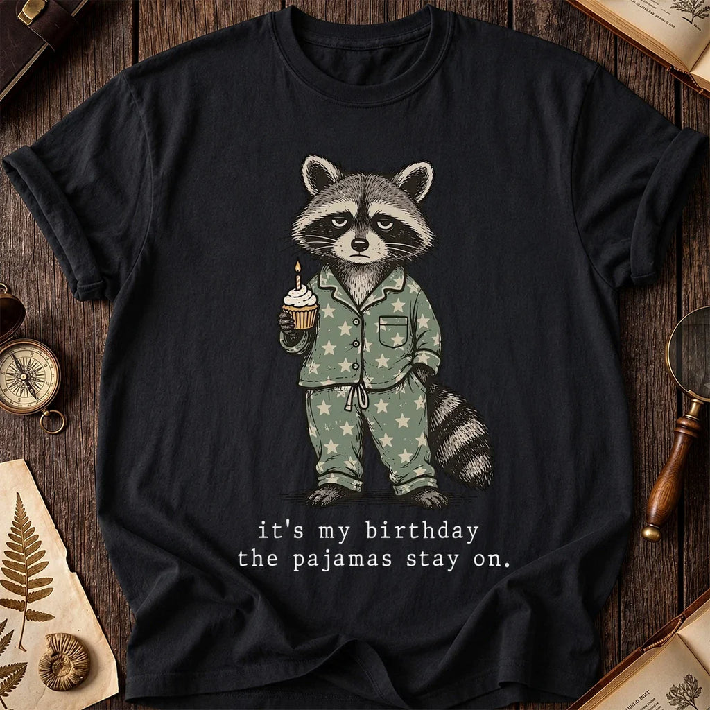 Bday PJs Raccoon T-Shirt product image 2