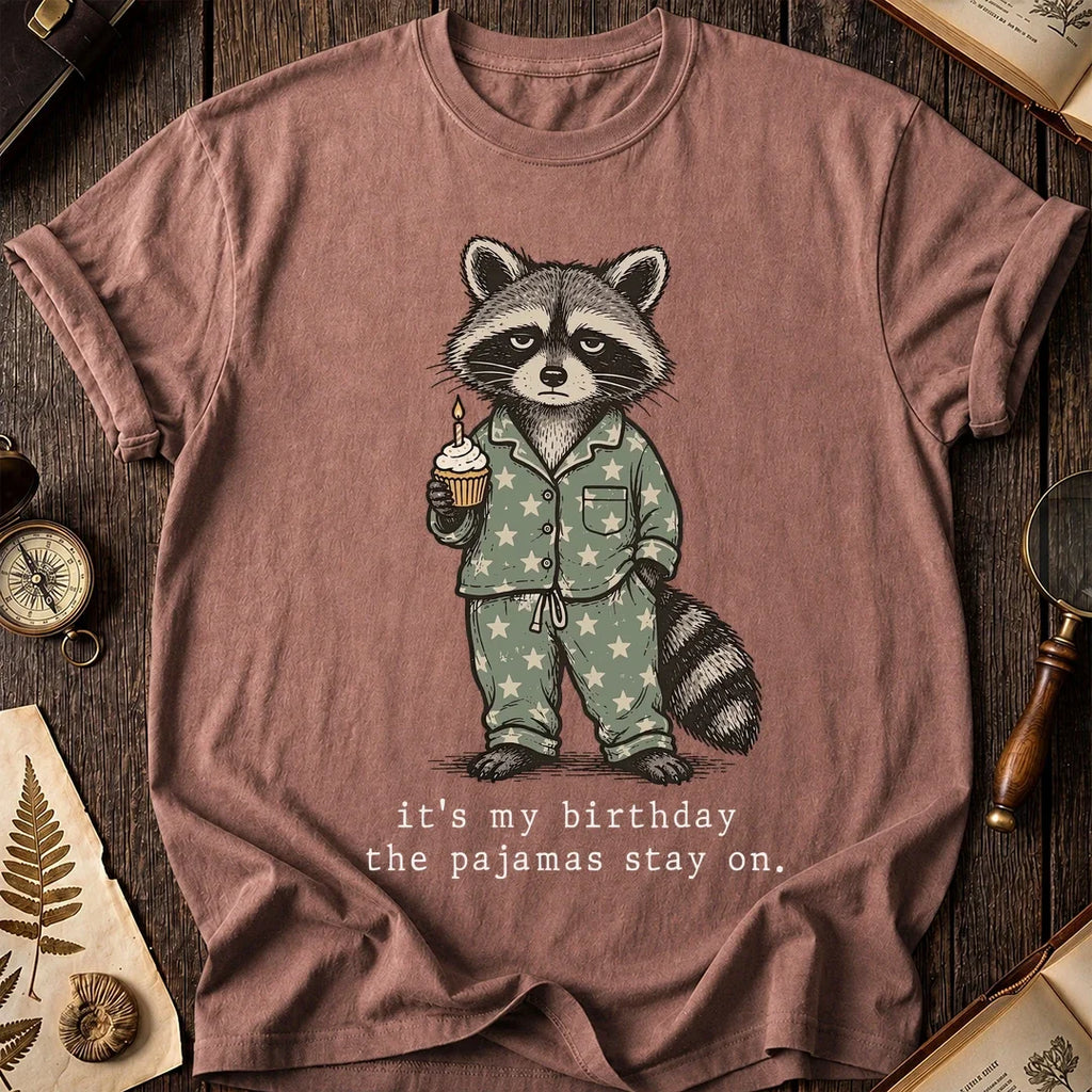 Bday PJs Raccoon T-Shirt product image 8