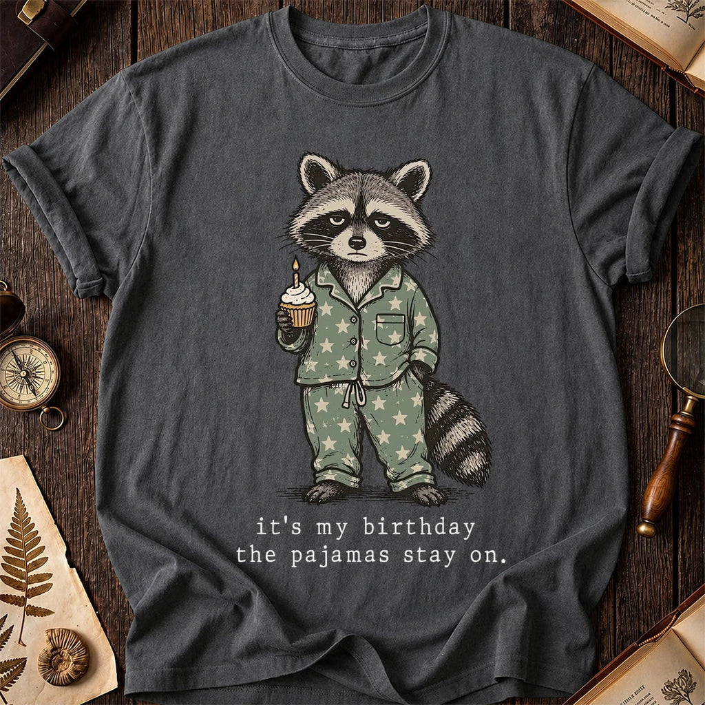 Bday PJs Raccoon T-Shirt product image 6