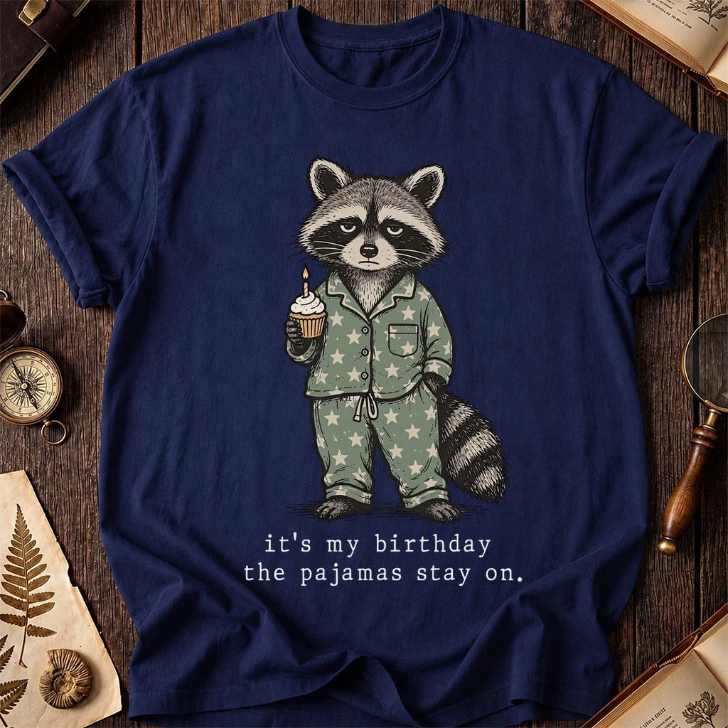 Bday PJs Raccoon T-Shirt product image 7