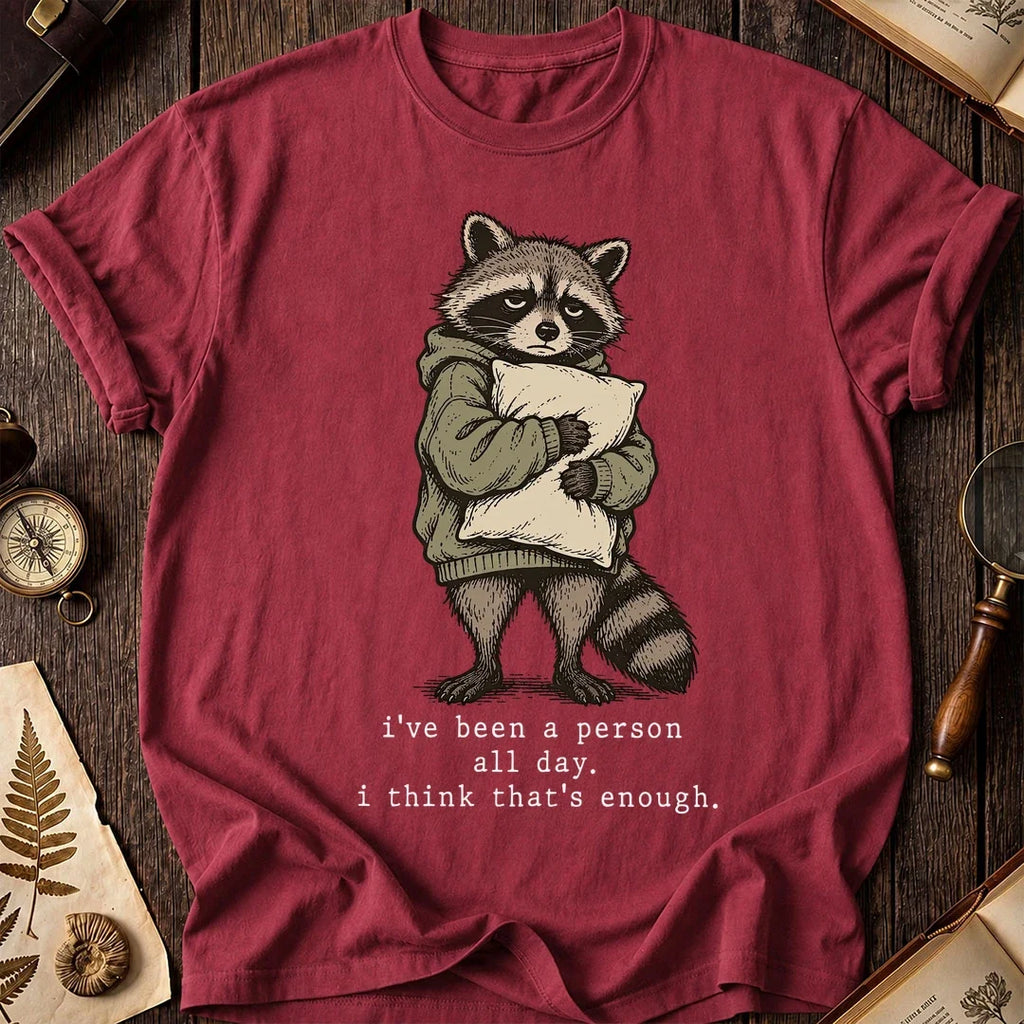 Burnt Out Raccoon T-Shirt product image 5