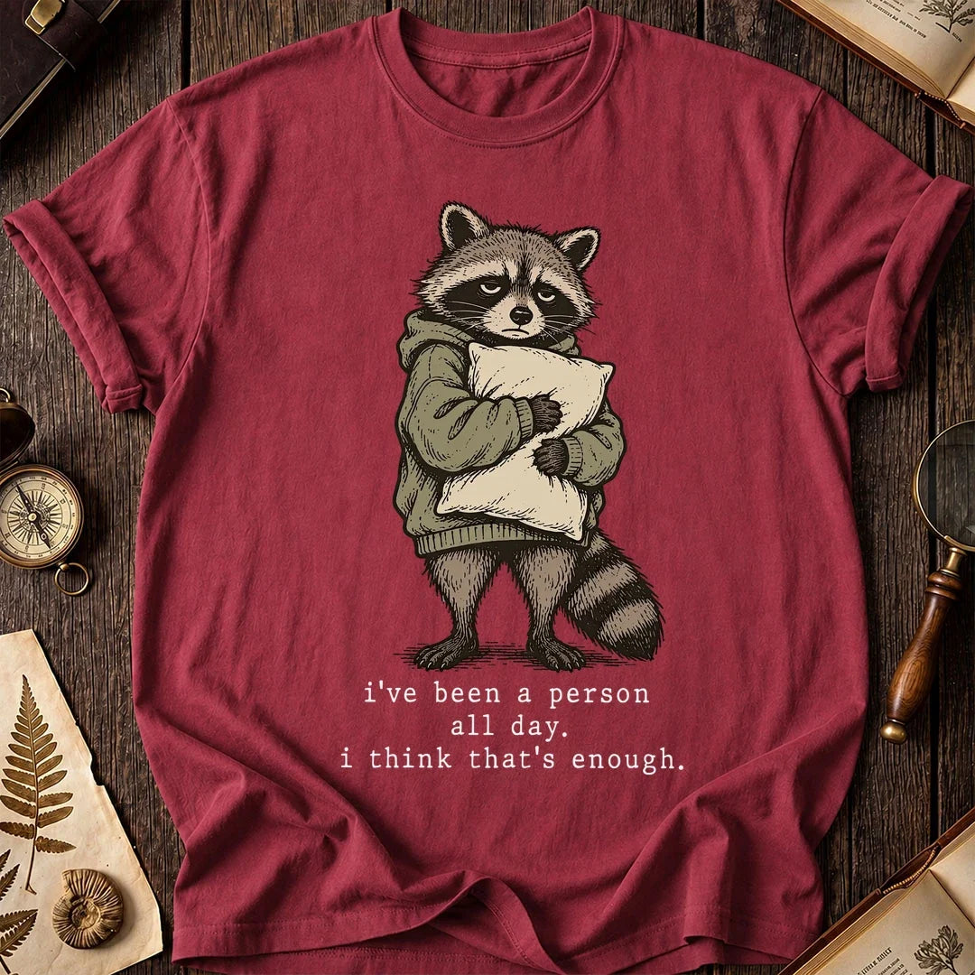 Burnt Out Raccoon T-Shirt product image 5