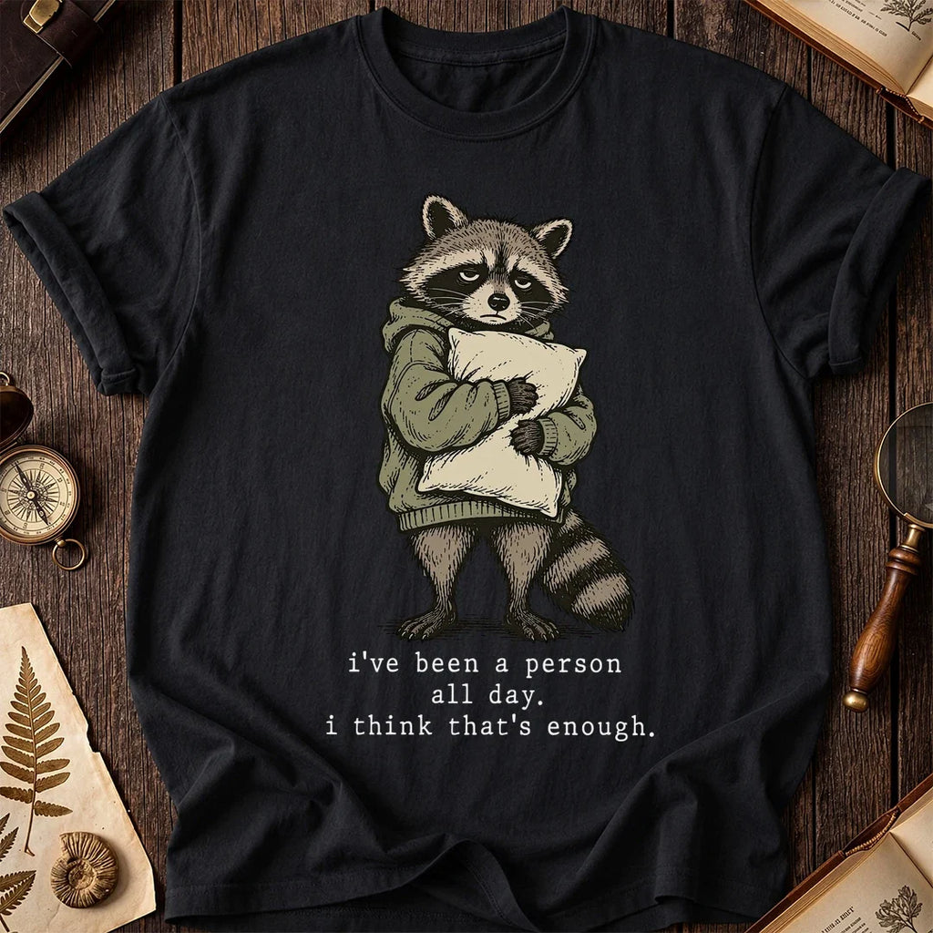 Burnt Out Raccoon T-Shirt product image 2