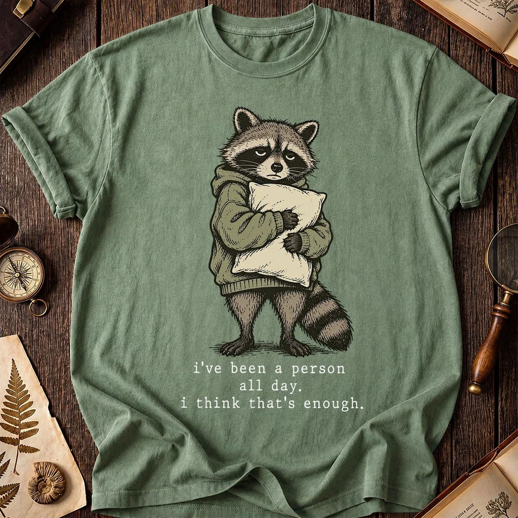 Burnt Out Raccoon T-Shirt product image 1