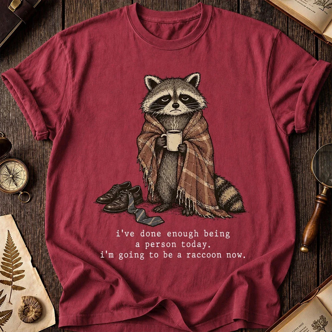 Comfort Mode Raccoon T-Shirt product image 5