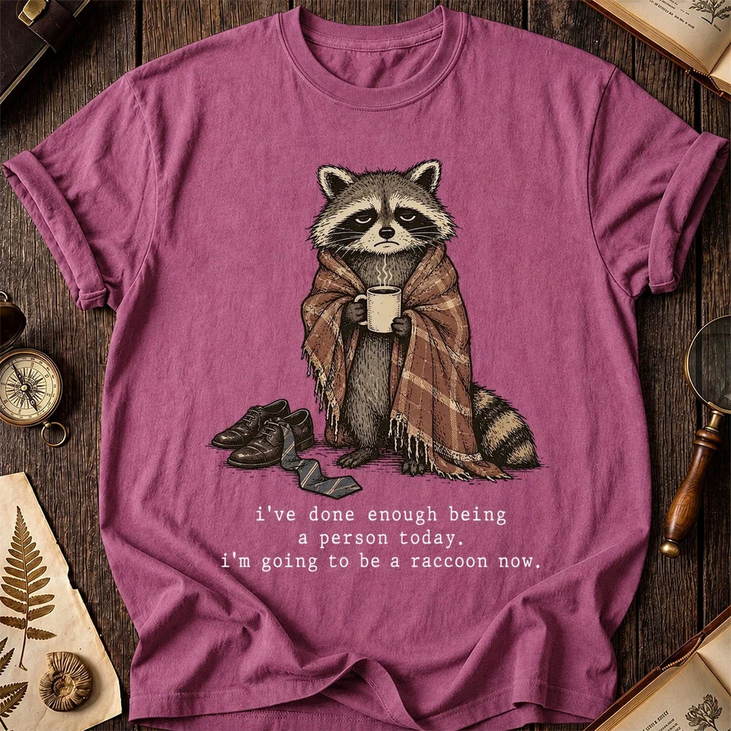 Comfort Mode Raccoon T-Shirt product image 3