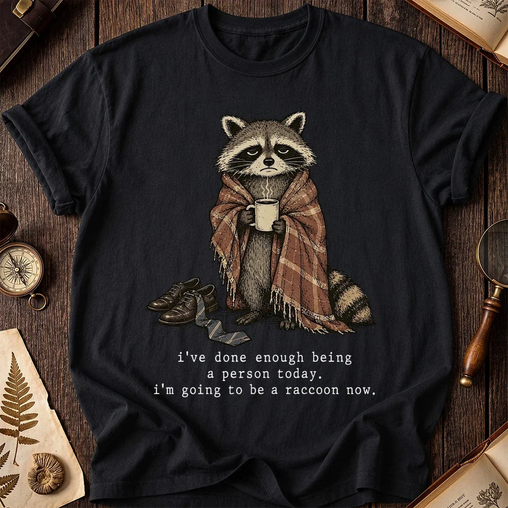 Comfort Mode Raccoon T-Shirt product image 2
