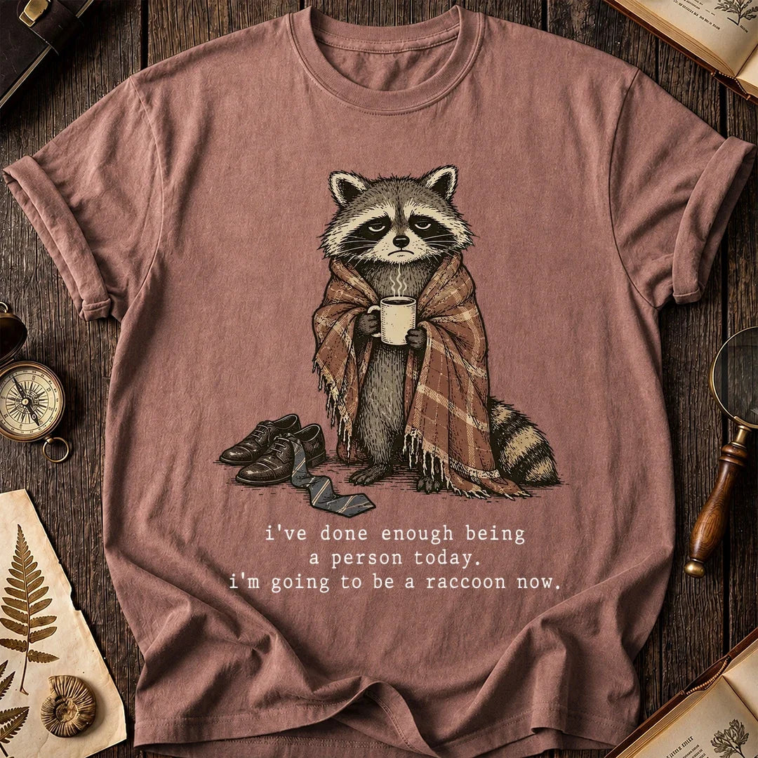 Comfort Mode Raccoon T-Shirt product image 8