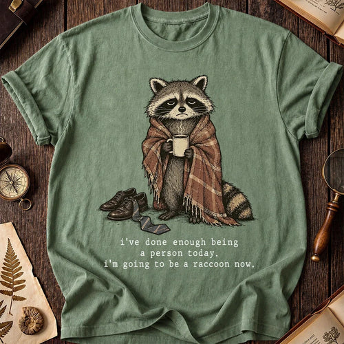 Comfort Mode Raccoon T-Shirt product image 1
