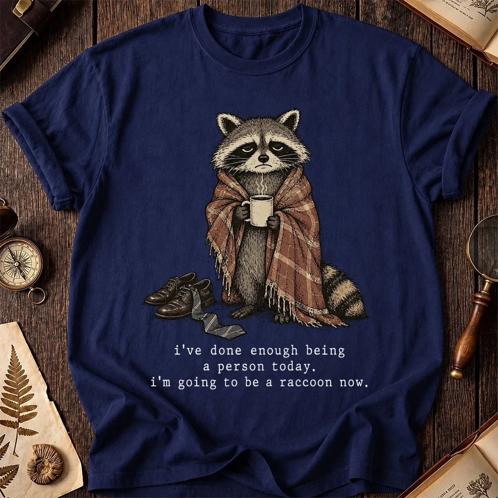 Comfort Mode Raccoon T-Shirt product image 7