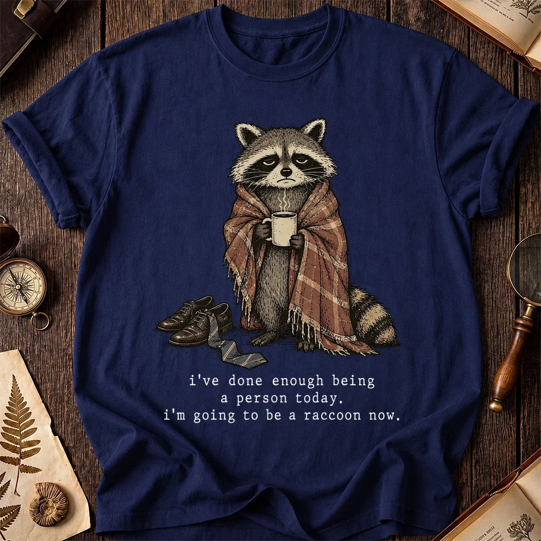 Comfort Mode Raccoon T-Shirt product image 7