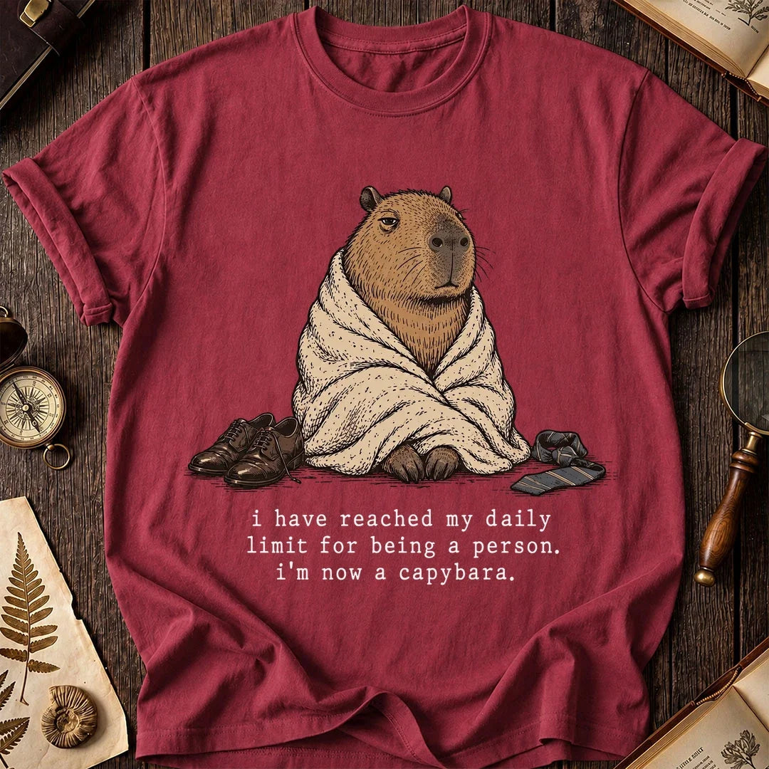 Cozy Capybara T-Shirt product image 5
