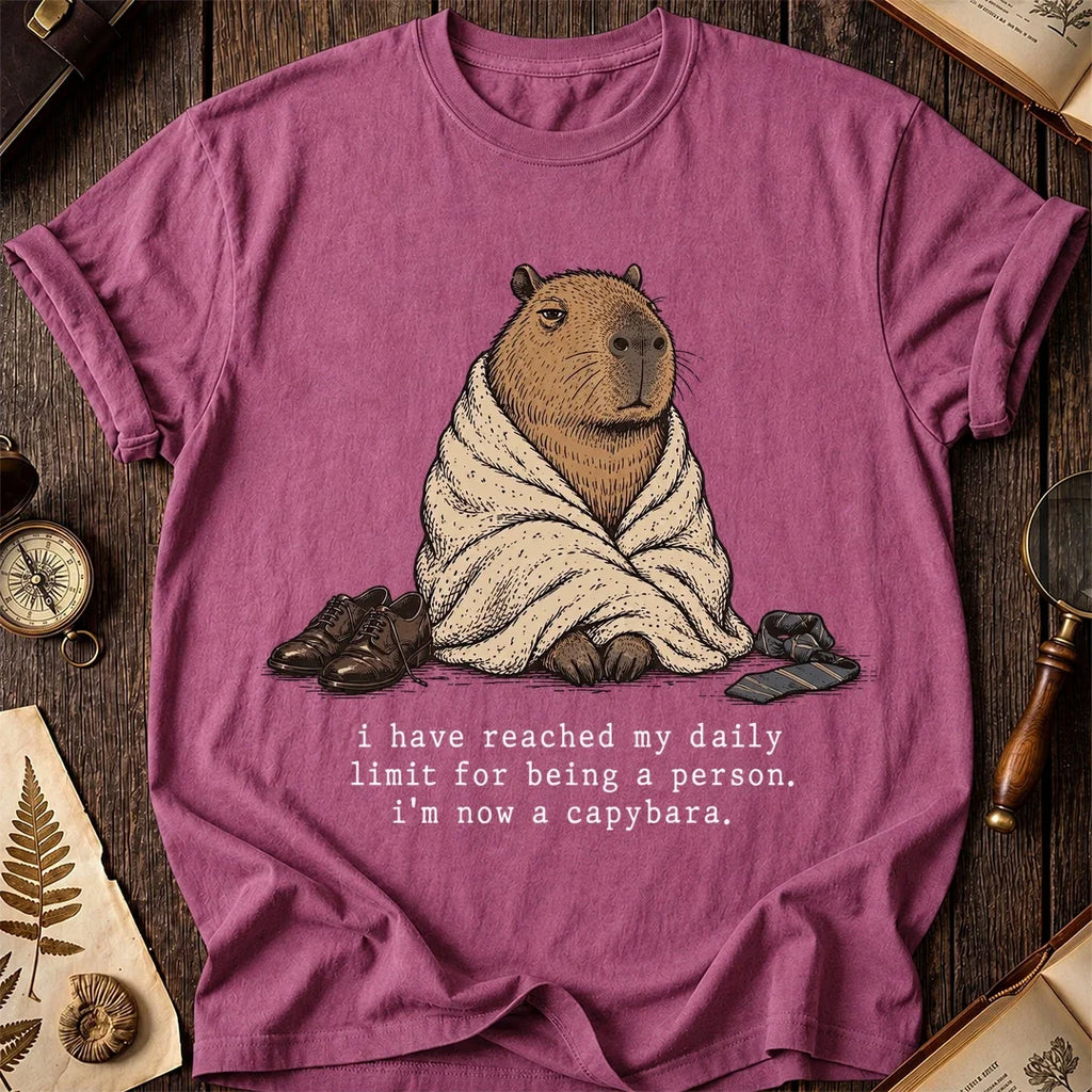 Cozy Capybara T-Shirt product image 3