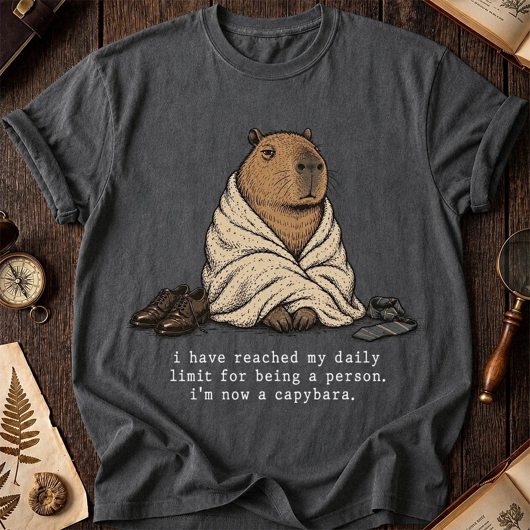 Cozy Capybara T-Shirt product image 6