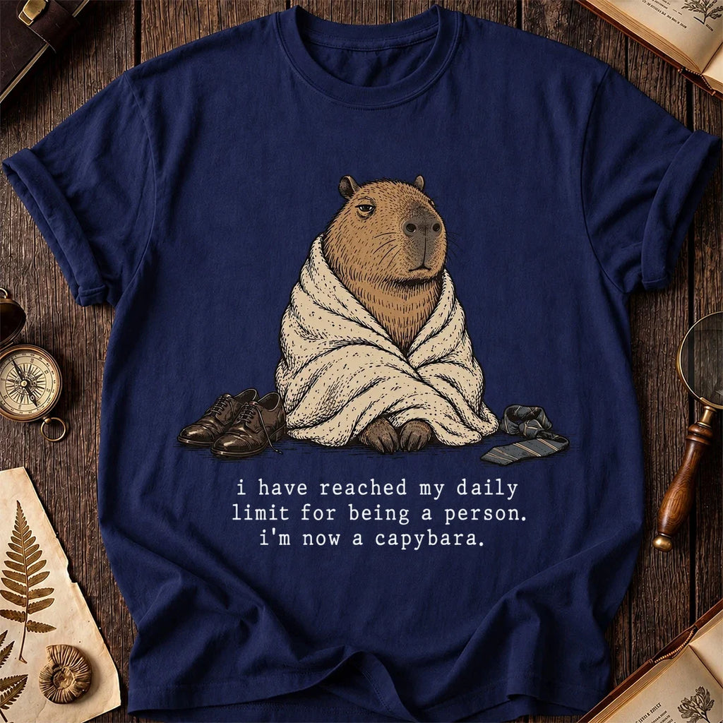 Cozy Capybara T-Shirt product image 7