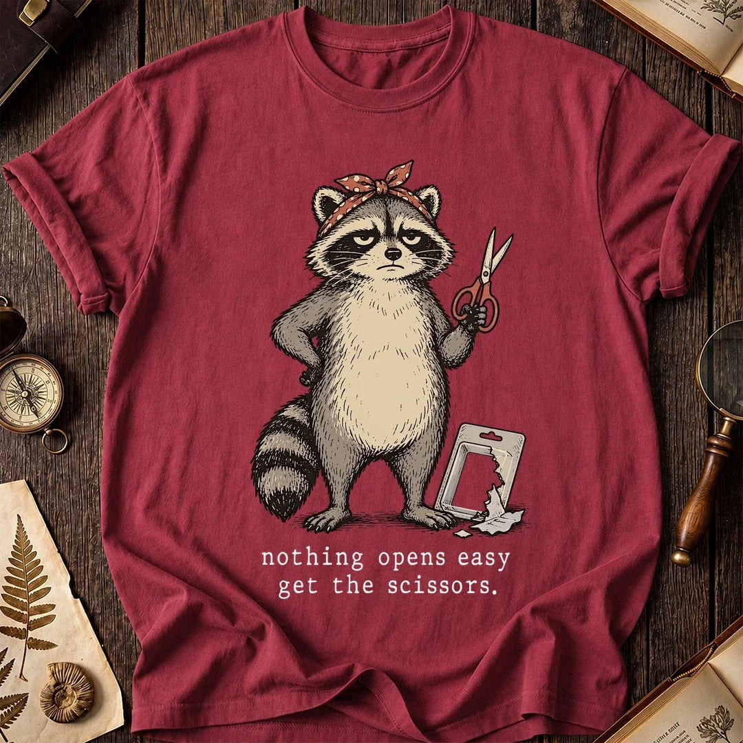 Cut It Open Raccoon T-Shirt product image 5