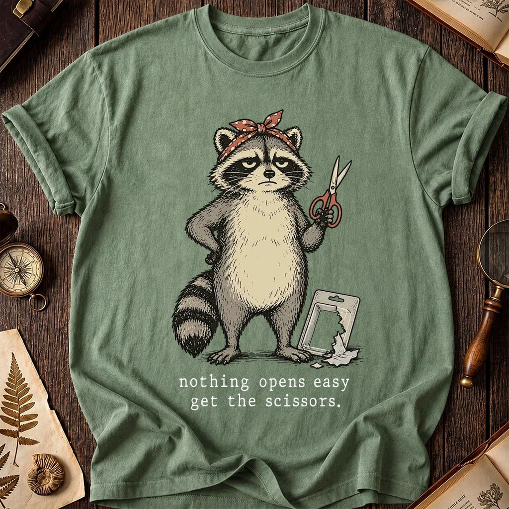Cut It Open Raccoon T-Shirt product image 1