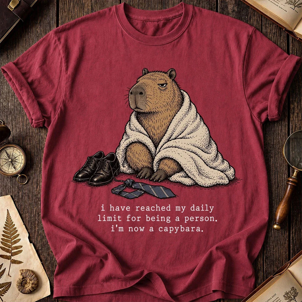 Daily Limit Capybara T-Shirt product image 5