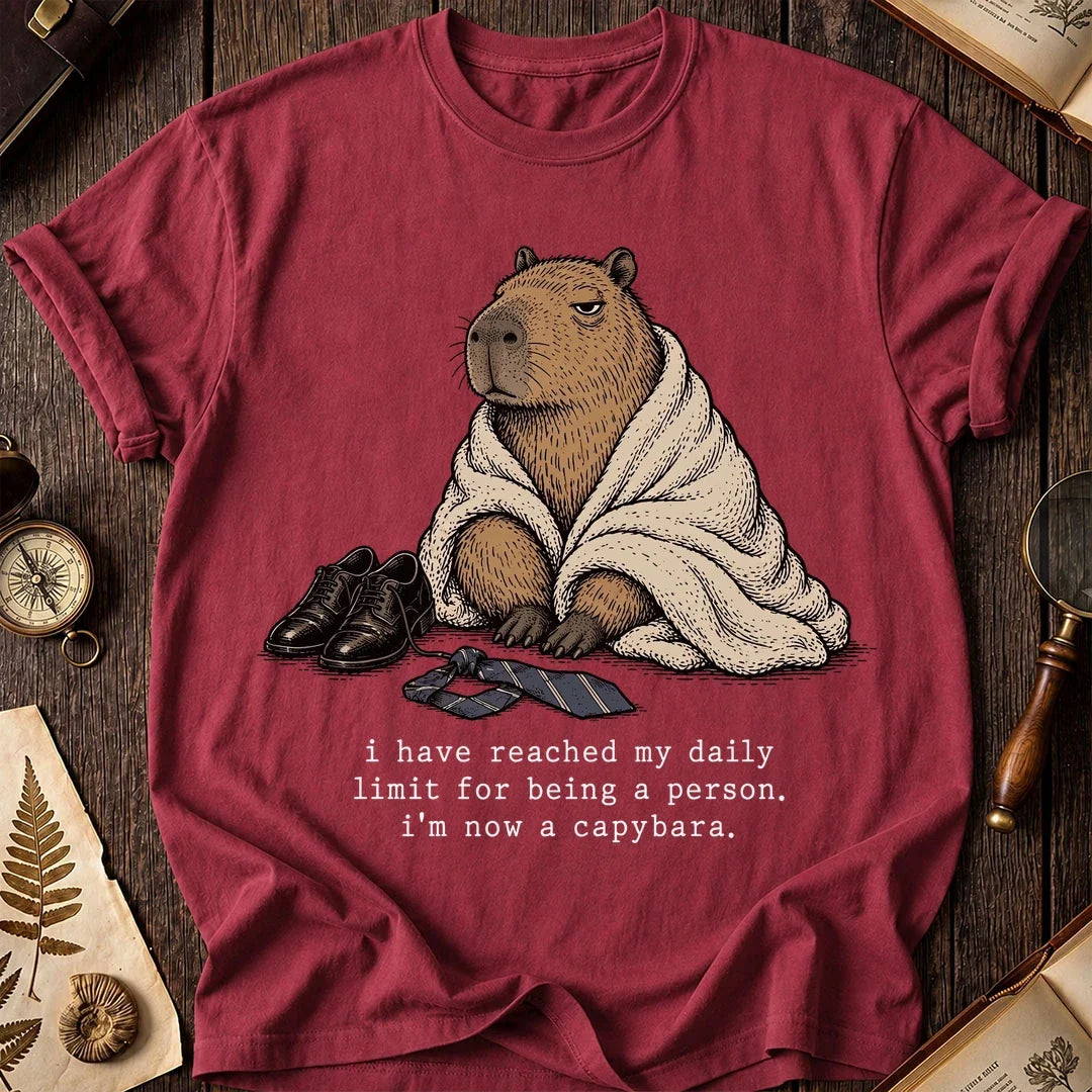 Daily Limit Capybara T-Shirt product image 5