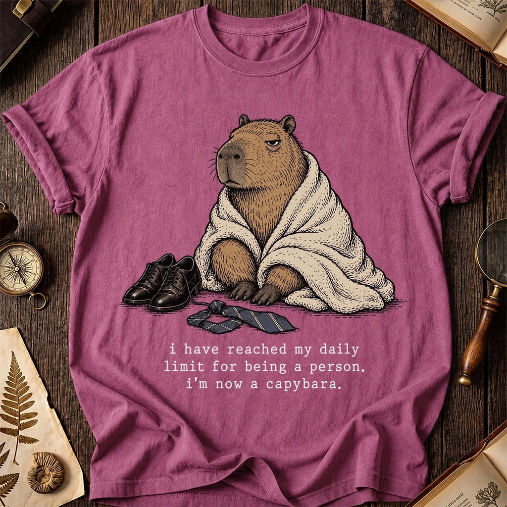 Daily Limit Capybara T-Shirt product image 3