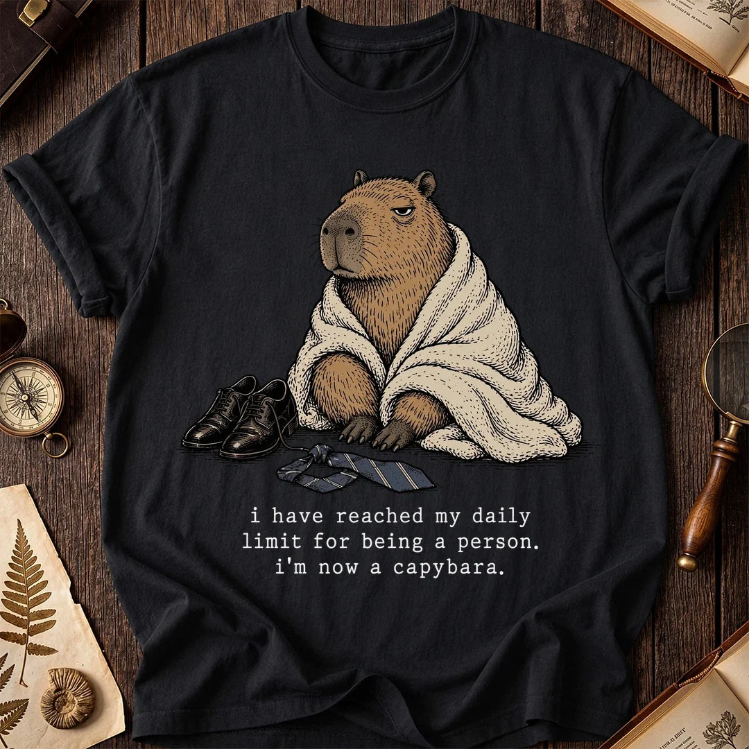 Daily Limit Capybara T-Shirt product image 2