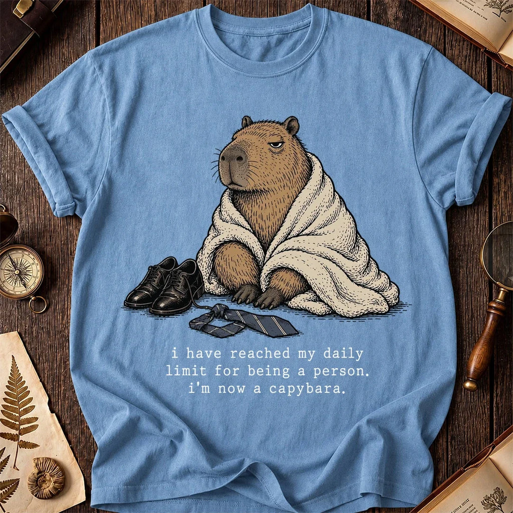 Daily Limit Capybara T-Shirt product image 4