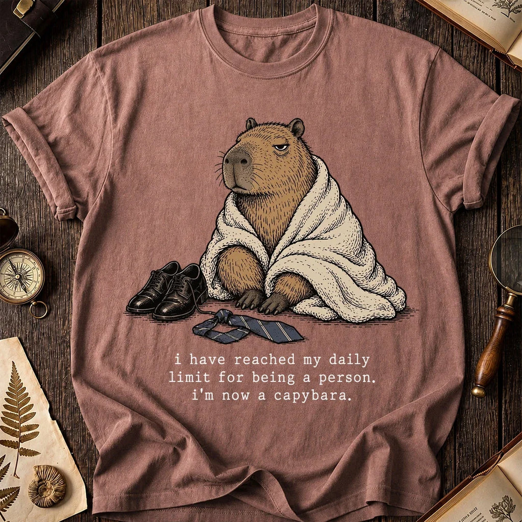 Daily Limit Capybara T-Shirt product image 8