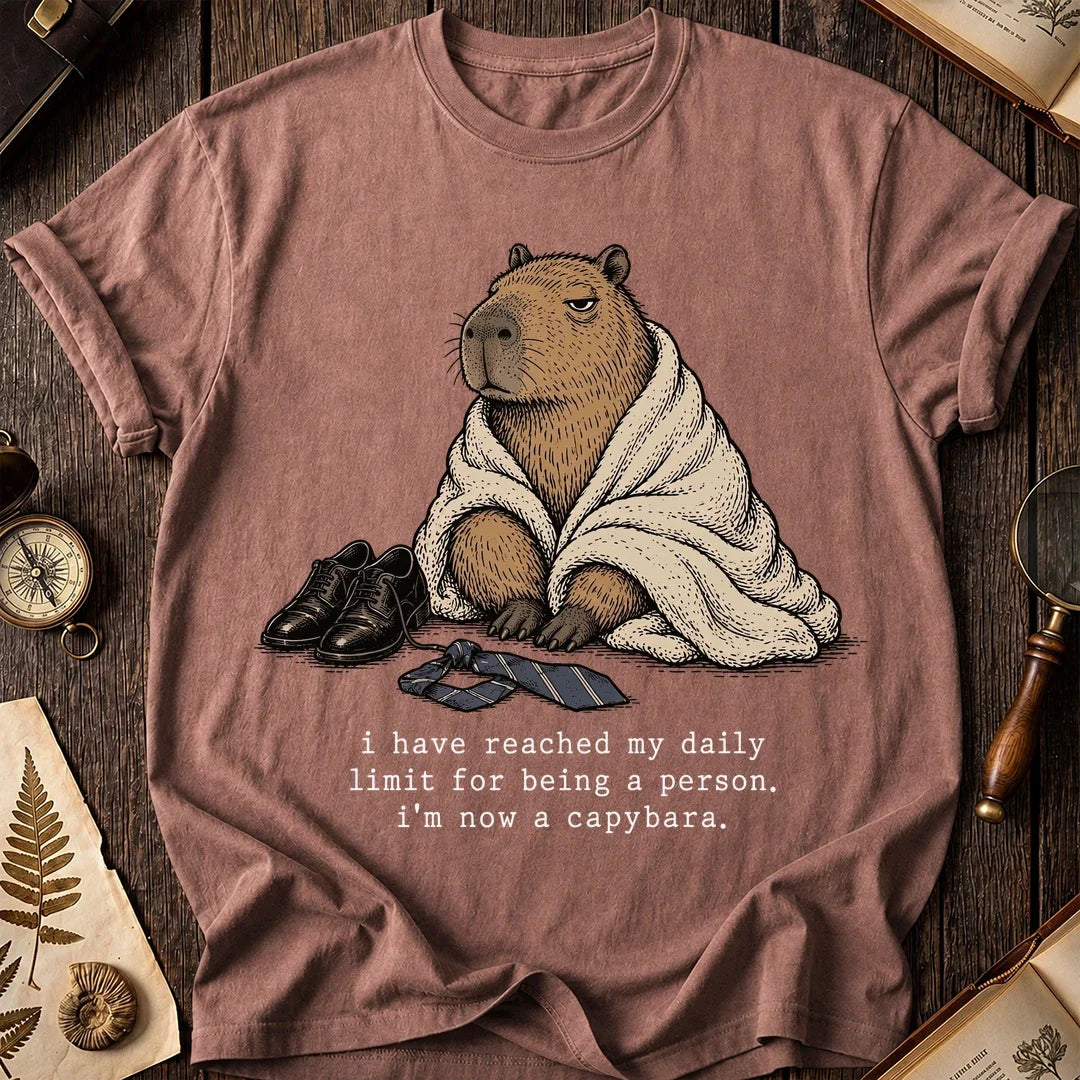 Daily Limit Capybara T-Shirt product image 8