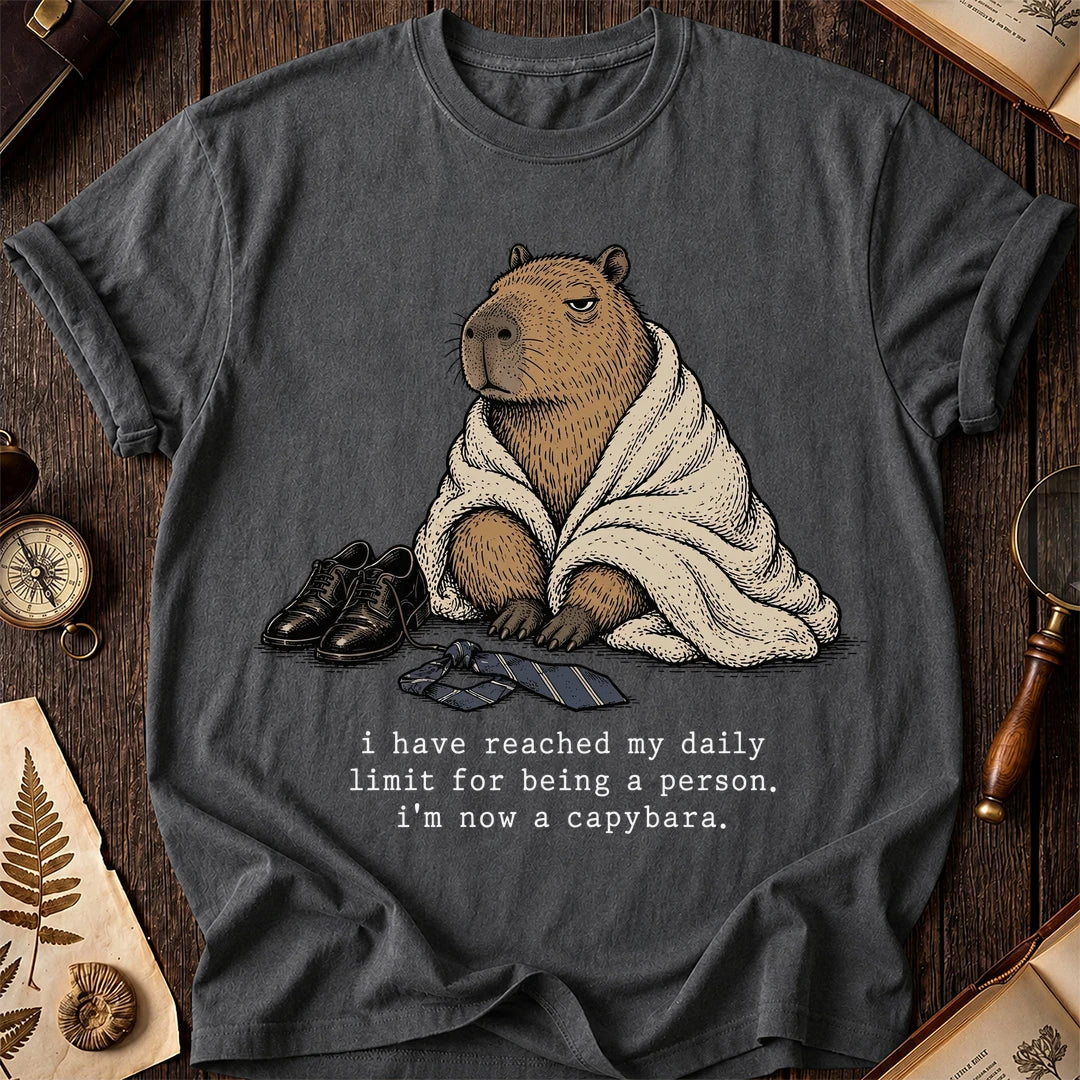 Daily Limit Capybara T-Shirt product image 6