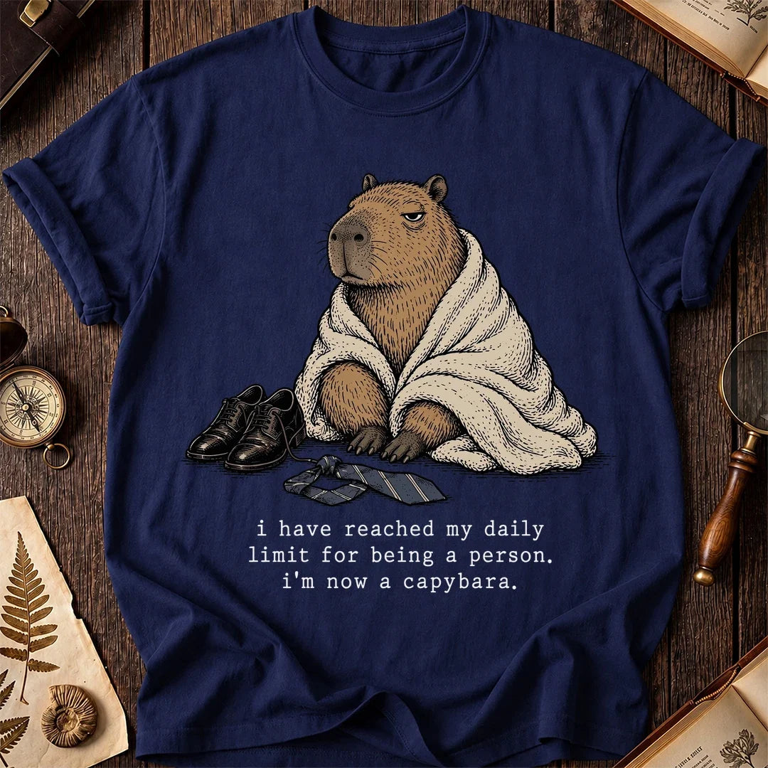 Daily Limit Capybara T-Shirt product image 7