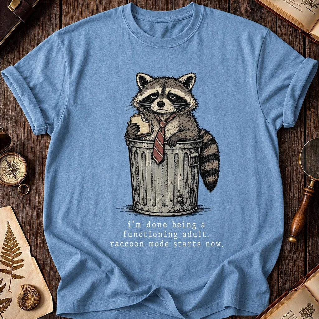 Done Adulting Raccoon T-Shirt product image 4