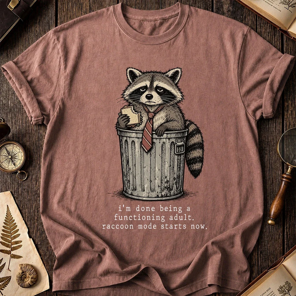 Done Adulting Raccoon T-Shirt product image 8