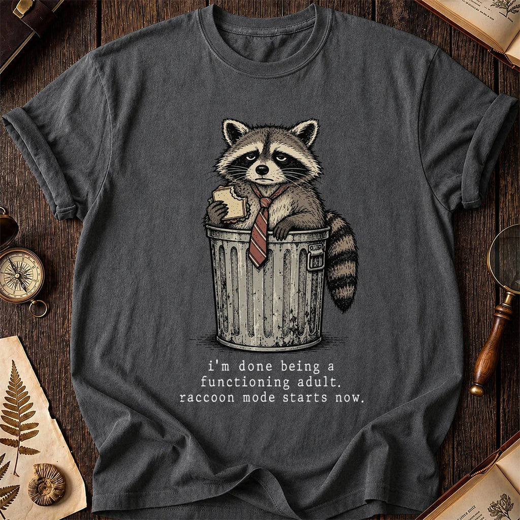 Done Adulting Raccoon T-Shirt product image 6