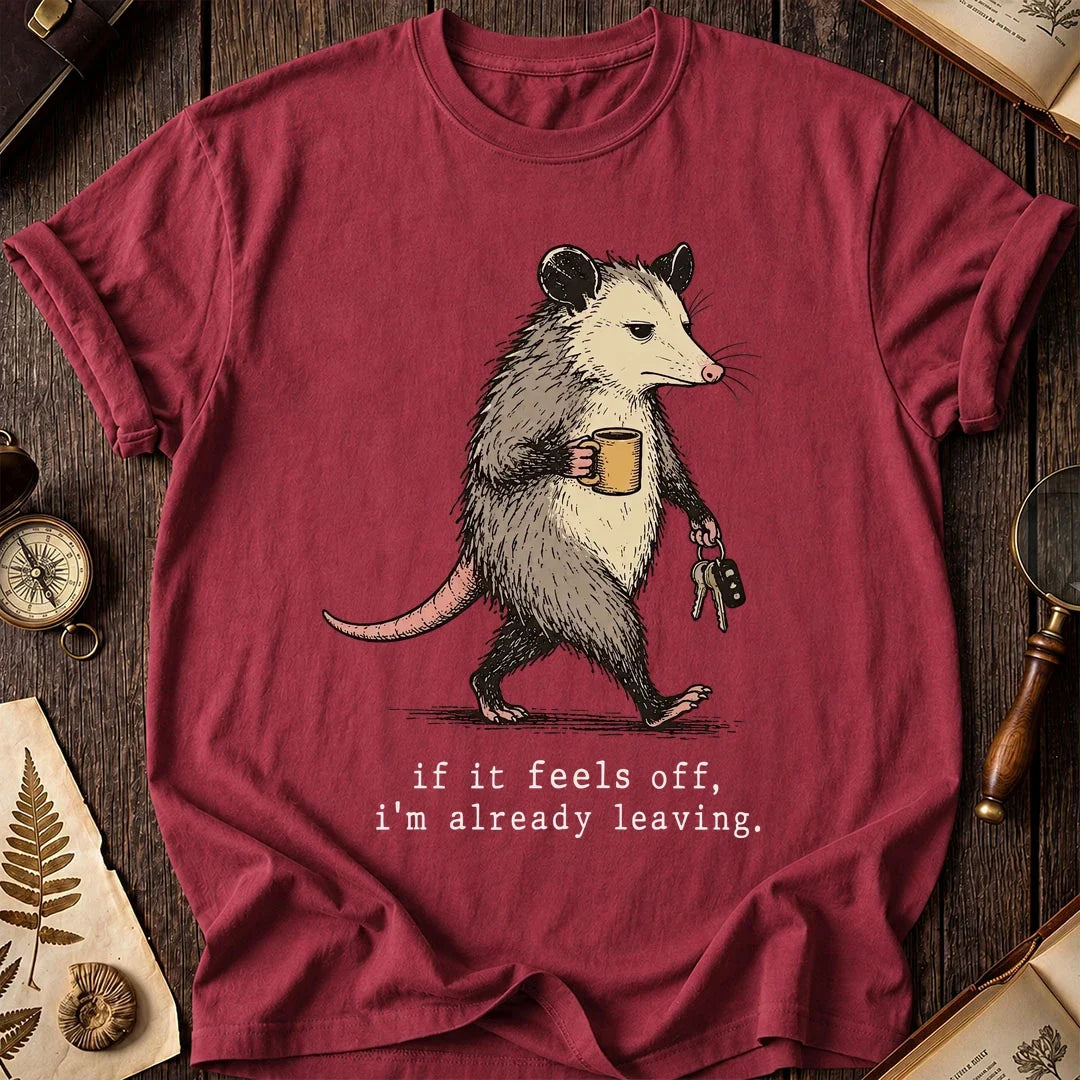 Feels Off Possum T-Shirt product image 5