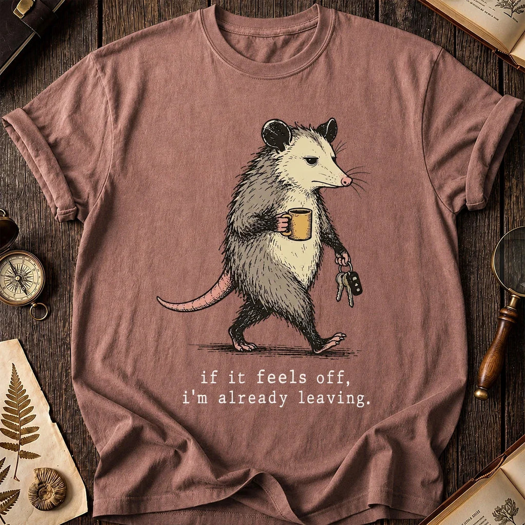 Feels Off Possum T-Shirt product image 8