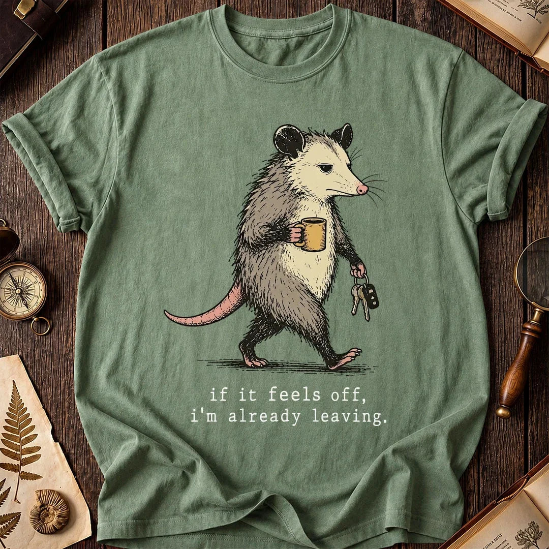 Feels Off Possum T-Shirt product image 1
