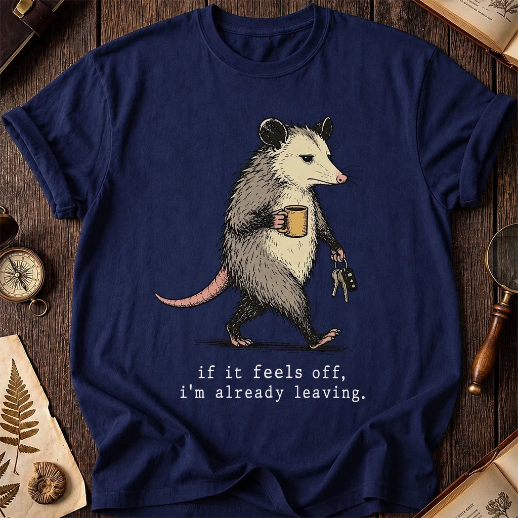 Feels Off Possum T-Shirt product image 7