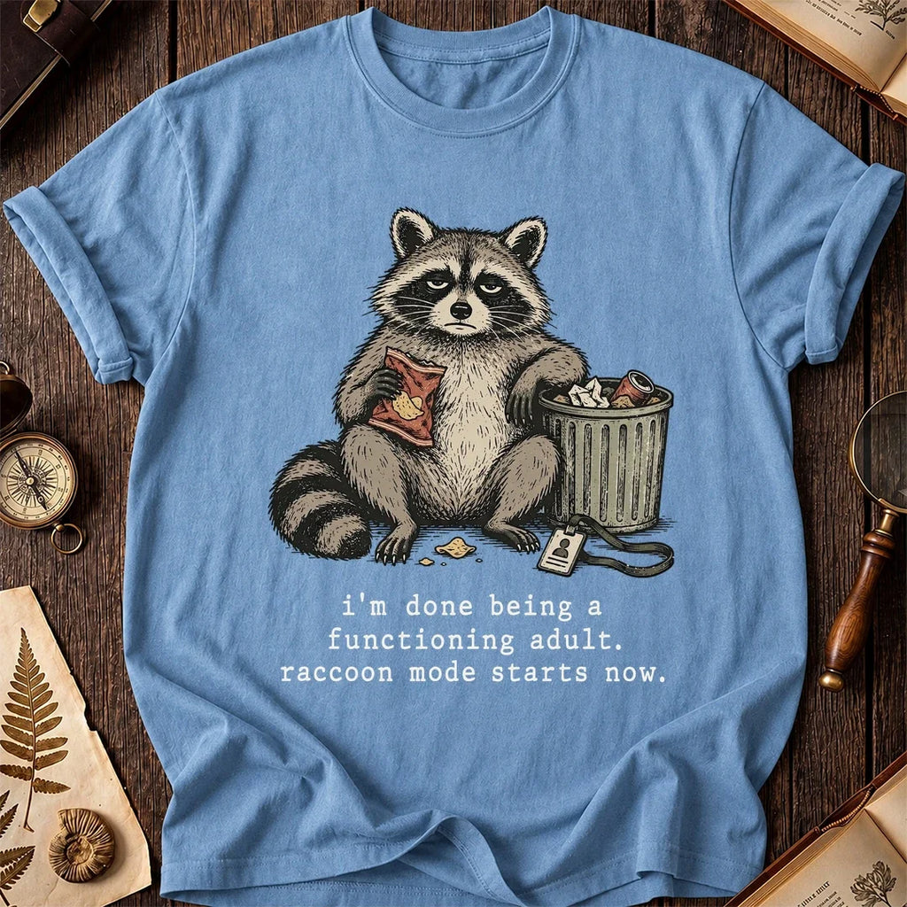 Feral Mode Raccoon T-Shirt product image 4