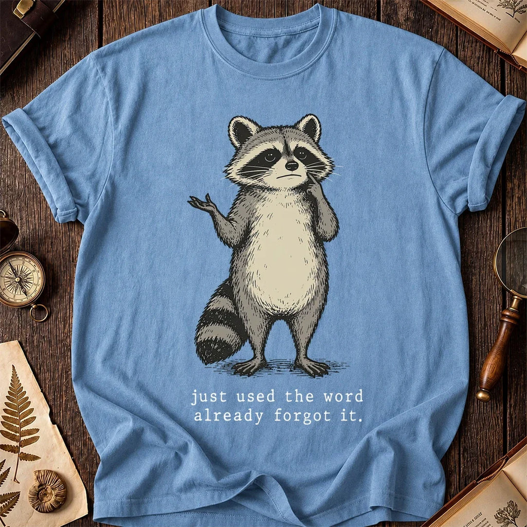Forgot Word Raccoon T-Shirt product image 4
